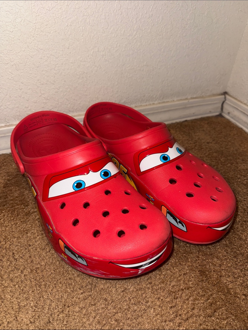 Crocs Lightning McQueen Crocs Men’s 12 Shoes